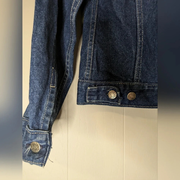 Cherokee Classic Denim Jacket Dark Blue Wash size Large Vintage 80s‎ 90s - Picture 5 of 7